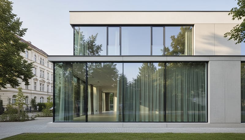 Aluminiumfenster modern & schwarz: Zeitloses Design für Berliner Architektur